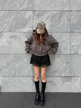 「Chick（チック）のアイテム」を使った、萌笑さん（レディース・157cm）の春コーディネート