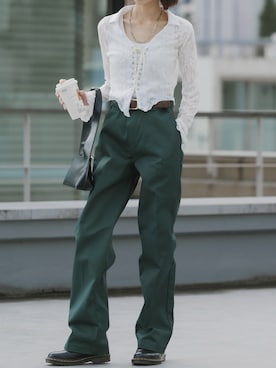 「Chick（チック）のアイテム」を使った、萌笑さん（レディース・157cm）の夏コーディネート