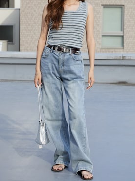 萌笑さん（レディース・157cm）の夏コーディネート
