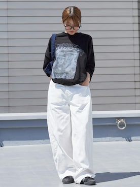 「Chick（チック）のアイテム」を使った、萌笑さん（レディース・157cm）の春コーディネート