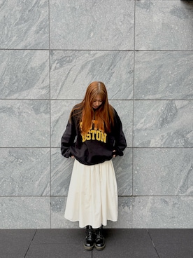 萌笑さん（レディース・157cm）の冬コーディネート