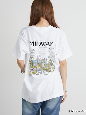 「GOOD ROCK SPEED（グッドロックスピード）のアイテム」を使った、萌笑さん（レディース・157cm）の春コーディネート