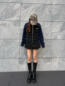 「Chick（チック）のアイテム」を使った、萌笑さん（レディース・157cm）の春コーディネート