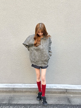 萌笑さん（レディース・157cm）の冬コーディネート