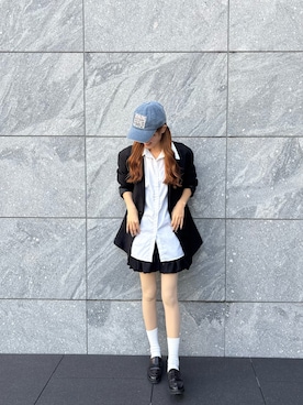 「Chick（チック）のアイテム」を使った、萌笑さん（レディース・157cm）の冬コーディネート