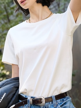 「SunKu（サンク）のアイテム」を使った、萌笑さん（レディース・157cm）の秋コーディネート