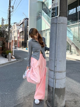 「Chick（チック）のアイテム」を使った、萌笑さん（レディース・157cm）の冬コーディネート