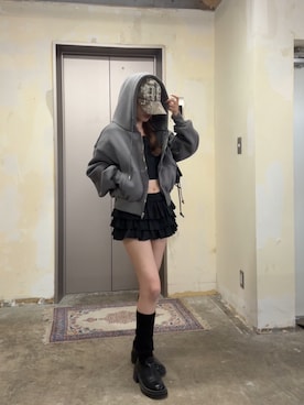 「Chick（チック）のアイテム」を使った、萌笑さん（レディース・157cm）の春コーディネート