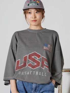 「Chick（チック）のアイテム」を使った、萌笑さん（レディース・157cm）の春コーディネート