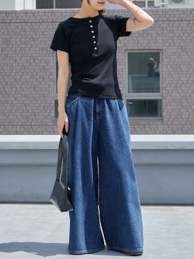 萌笑さん（レディース・157cm）の夏コーディネート
