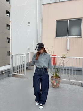 萌笑さん（レディース・157cm）の冬コーディネート