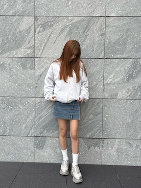 「ANDERSSON BELL（アンダースンベル）のアイテム」を使った、萌笑さん（レディース・157cm）の冬コーディネート