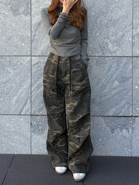 「Chick（チック）のアイテム」を使った、萌笑さん（レディース・157cm）の冬コーディネート