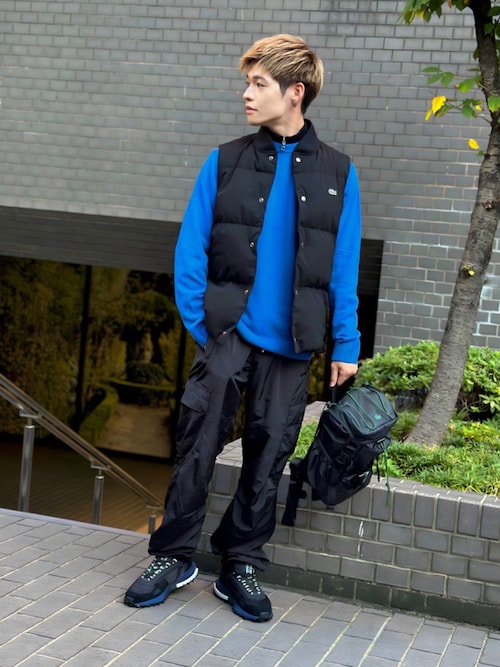 LACOSTE（ラコステ） カーゴパンツ 耐水ワイドカーゴパンツ / ワイド