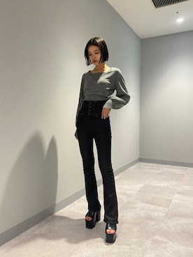 藤川陽さん(レディース・162cm)の夏コーディネート