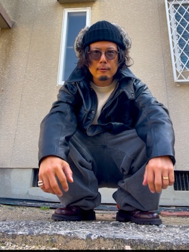 「アイテム（その他シューズ）」を使った、jojo55さん（メンズ・171cm）の秋コーディネート