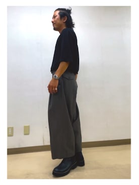 「OMEGA（オメガ）のアイテム（アナログ腕時計）」を使った、jojo55さん（メンズ・171cm）の秋コーディネート