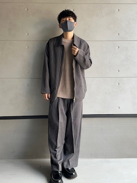 「DOOPZ（ドープス）のアイテム（シューズ）」を使った、ko-chiさん（メンズ・176cm）の秋コーディネート
