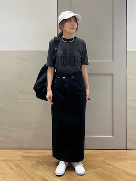 「STANDARD SUPPLY（スタンダードサプライ）のアイテム」を使った、中島さん（レディース・154cm）の秋コーディネート