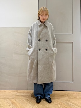 「upperhights（アッパーハイツ）のアイテム」を使った、中島さん（レディース・154cm）の秋コーディネート