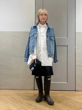 「'47（フォーティーセブン）のアイテム」を使った、中島さん（レディース・154cm）の春コーディネート