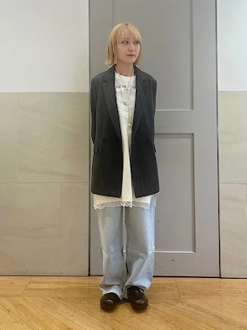 中島さん(レディース・154cm)の春コーディネート