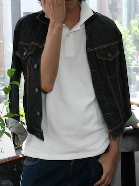 「EDWIN（エドウィン）のアイテム（ジャケット/アウター）」を使った、press_takedaさん（メンズ・184cm）の春コーディネート