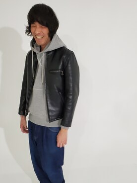 「Johnbull（ジョンブル）のアイテム」を使った、press_takedaさん（メンズ・184cm）の春コーディネート