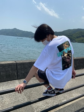 「GUCCI（グッチ）のアイテム（腕時計）」を使った、kkky4さん（メンズ・175cm）の春コーディネート