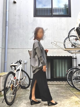 「CLANE（クラネ）のアイテム（スカート）」を使った、yuukaniさん（レディース・162cm）の秋コーディネート