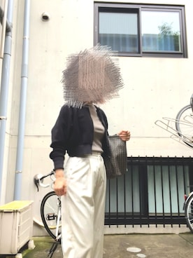 「アイテム（ジャケット/アウター）」を使った、yuukaniさん（レディース・162cm・40代）の秋コーディネート