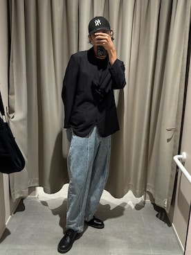 「Dr. Martens（ドクターマーチン）のDr. Martens/ドクターマーチン 1461 3 ホール シューズ 10085001（ドレスシューズ）」を使った、eason123222さん（メンズ・187cm）の夏コーディネート