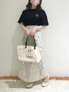 「ミニトート」｜「アイテム（バレエシューズ）」を使った、yuiさん（レディース・156cm）の春コーディネート