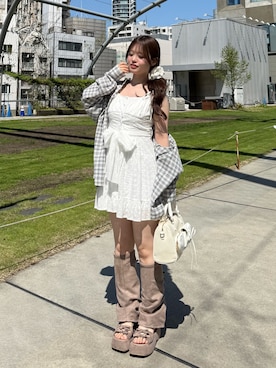 「OLIVE des OLIVE（オリーブデオリーブ）のアイテム」を使った、yuiさん（レディース・156cm）の春コーディネート