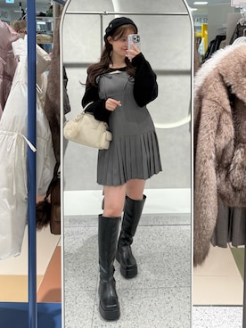 「ガーリーコーデ」｜yuiさん（レディース・156cm）の秋コーディネート