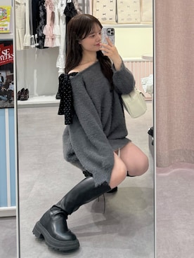 「アイテム（ワンピース）」を使った、yuiさん（レディース・156cm）の秋コーディネート