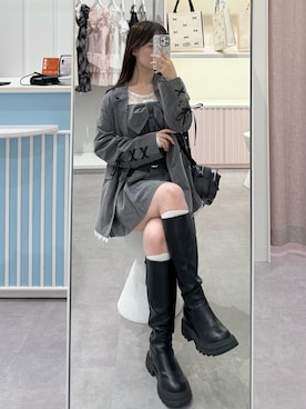「アイテム（テーラードジャケット）」を使った、yuiさん（レディース・156cm）の夏コーディネート