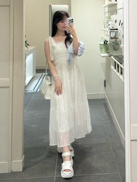 「アイテム（アンサンブル）」を使った、yuiさん（レディース・156cm）の夏コーディネート