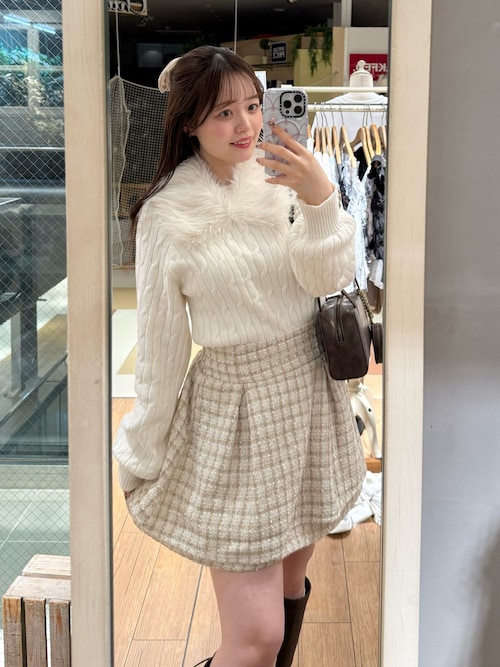OLIVE des ワンピース Yui企画 ドッキングミニワンピ レディース