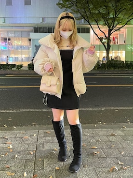 「アイテム（手袋）」を使った、yuiさん（レディース・156cm）の秋コーディネート
