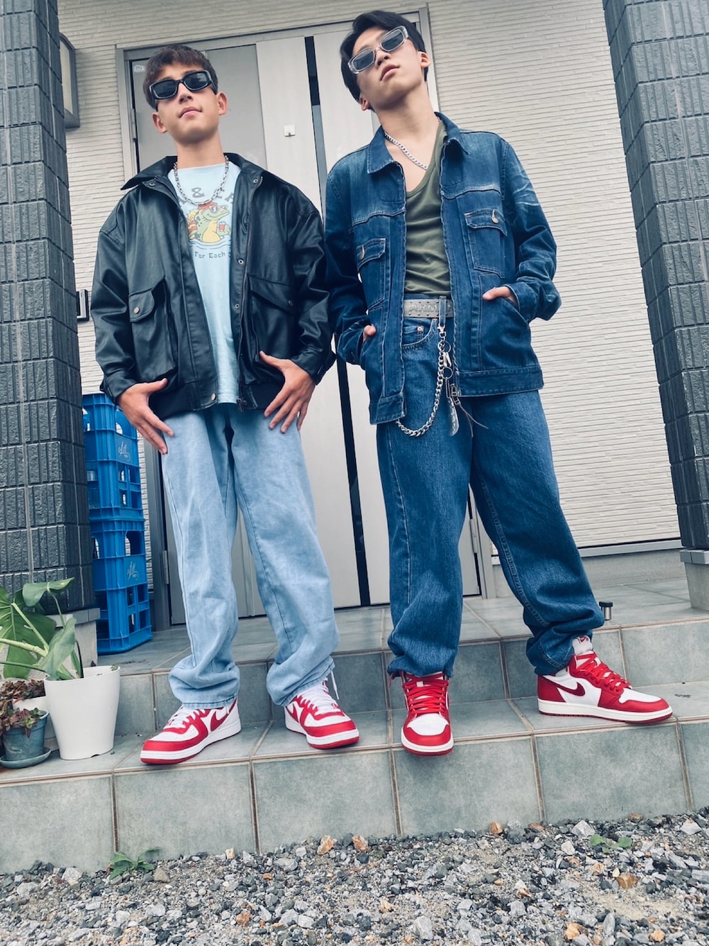 「Levi'sのアイテム（デニムパンツ、ブルー系）」を使った、junjunjun0529さん（メンズ・166cm）の秋コーディネートの1枚目の写真