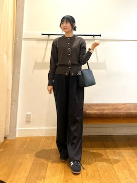 「URBAN RESEARCH DOORS（アーバンリサーチドアーズ）の2WAYスクエアショルダーバッグ（ショルダーバッグ）」を使った、ゆかなさん（レディース・161cm）の秋コーディネート