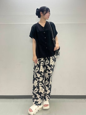 「MARCO BIANCHINI（マルコビアンチーニ）のアイテム」を使った、fol1o3oさん（レディース・161cm）の夏コーディネート