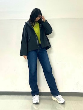 「アイテム（マウンテンパーカー）」を使った、fol1o3oさん（レディース・159cm）の冬コーディネート