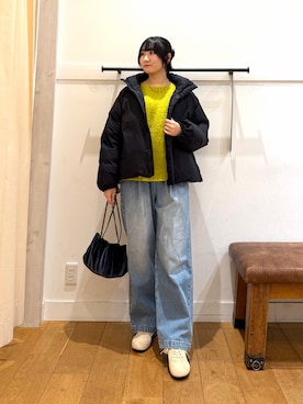 「アーバンリサーチドアーズ」｜「アイテム（アクセサリー）」を使った、ゆかなさん（レディース・161cm）の秋コーディネート