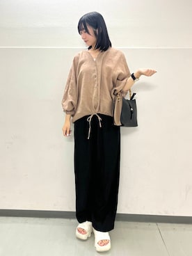「SMELLY（スメリー）のアイテム」を使った、fol1o3oさん（レディース・161cm）の夏コーディネート