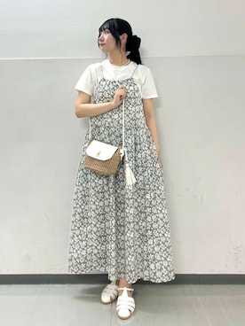 「URTECH」｜「アイテム（ワンピース/ドレス）」を使った、fol1o3oさん（レディース・161cm）の春コーディネート