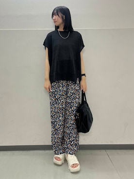 「URTECH」｜fol1o3oさん（レディース・161cm）の夏コーディネート