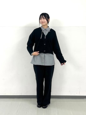 「アイテム（レインシューズ）」を使った、ゆかなさん（レディース・161cm）の秋コーディネート
