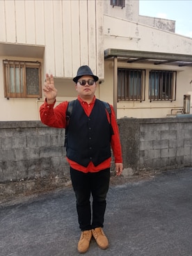 「GAP（ギャップ）のアイテム（トップス）」を使った、NatsuNakaさん（メンズ・174cm）の冬コーディネート